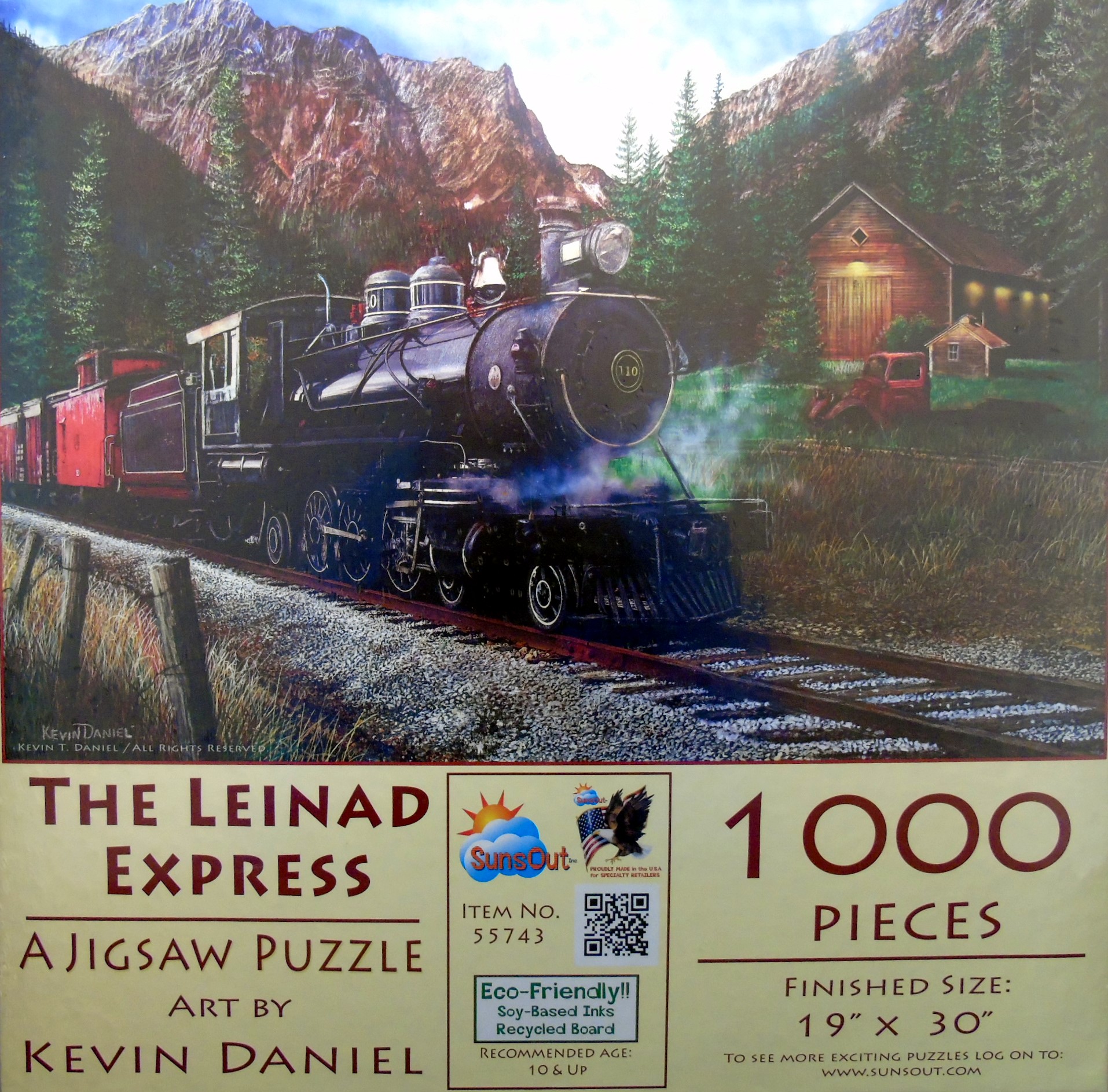 SunsOut The Leinad Express Train Puzzle